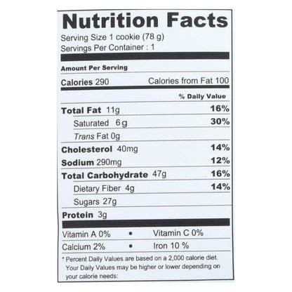 Wow Baking Oatmeal Cookies - Case of 12 - 2.75 oz. each