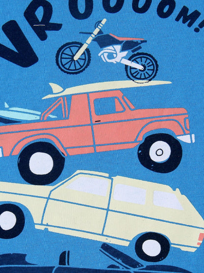 Children's Cars Graphic Short Sleeve T-Shirt