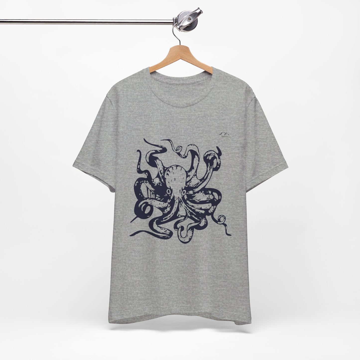 TS-034ML-24 Octopus T-Shirt Ocean Lover Octopus Art Design