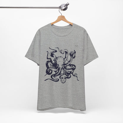 TS-034ML-24 Octopus T-Shirt Ocean Lover Octopus Art Design