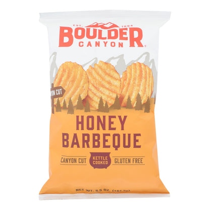 Boulder Canyon Natural Foods 6.5 oz Honey BBQ Chips (Pack of 12)