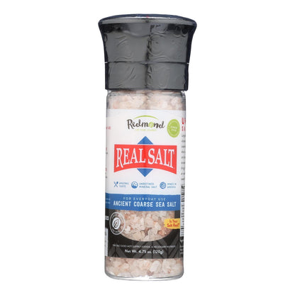 Redmond Real Salt, Ancient Coarse Sea Salt, Pack of 6, 4.75 Oz, Unrefined & Mineral-Rich
