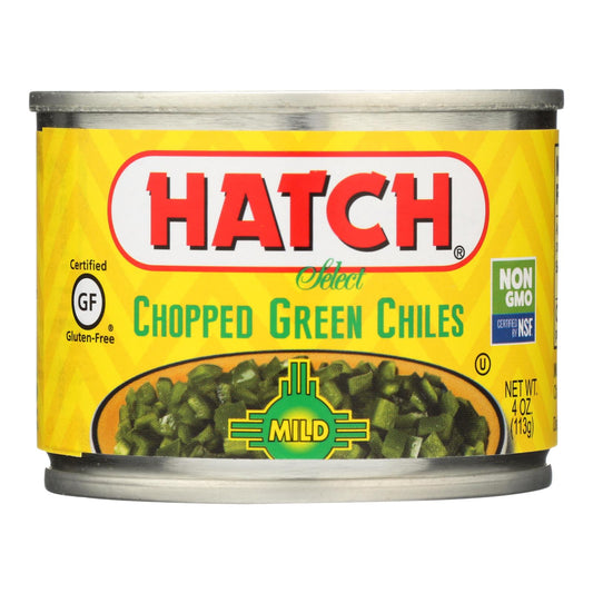 Hatch Chili Signature Green Chile Chopped 4 Oz. - Pack of 24
