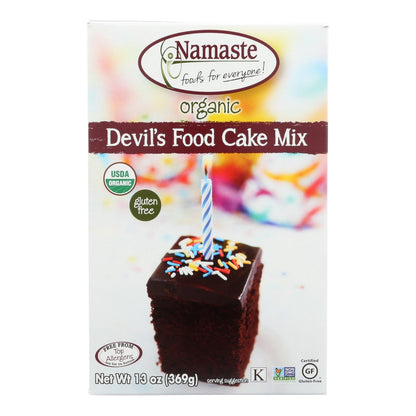 Devil's Food Cake Mix, 13 Oz (Pack of 6) by Namaste Foods