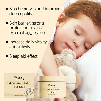 Wiieey Magnesium Bedtime Soothing Cream For Kids