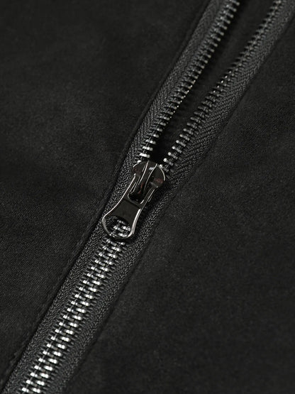 Men's Long Sleeve Hooded Zip-Up Jacket