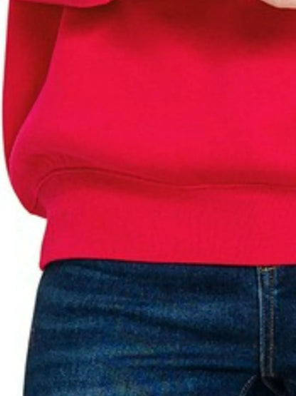Zenana Fleece Crewneck Long Sleeve Sweatshirt