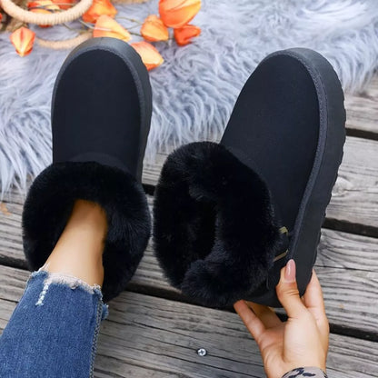 Round Toe Platform Boots