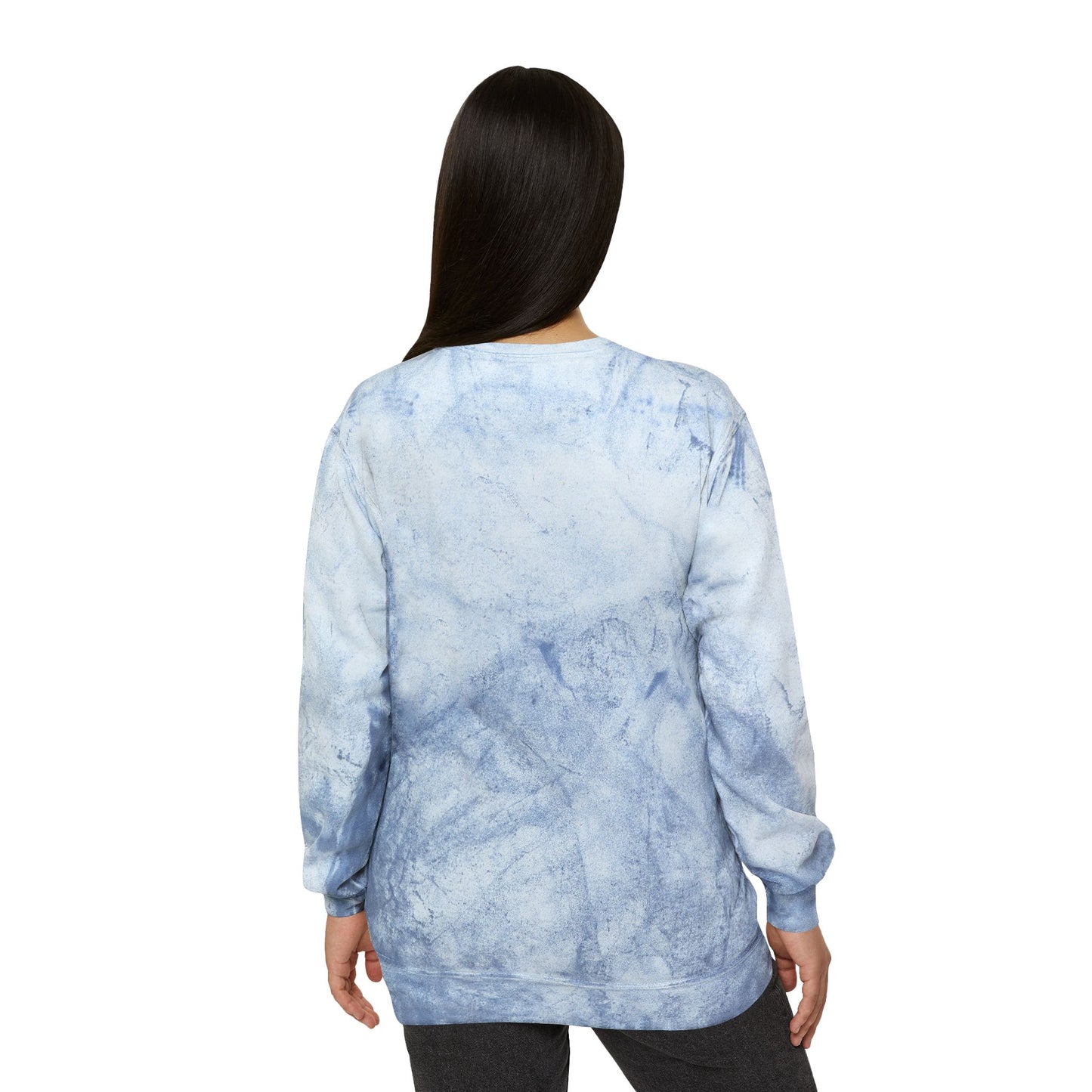 SW-066ML-24 Color Blast Crewneck Cat lover Sweatshirt