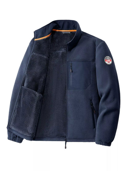 Men's Plus Size Warm Fleece Outdoor Jacket