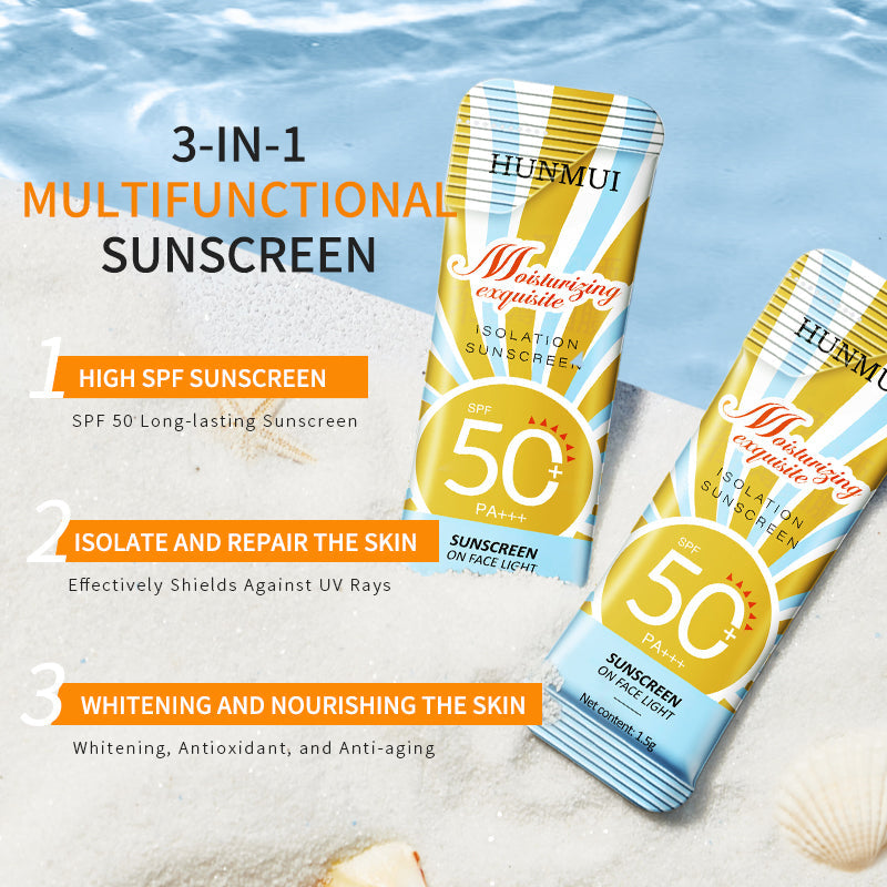 HUNMUI Bare Skin Isolation Sunscreen 1.5gx30 Packs