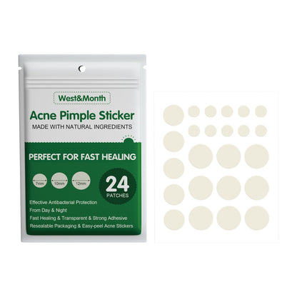 West&Month Liquid Absorbent Acne Patch Invisible Makeup Artificial Skin Repair Essential Oil Waterproof Concealer Acne Patch Breathable