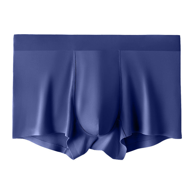 Men's Ice Silk Seamless One Piece Underwear
