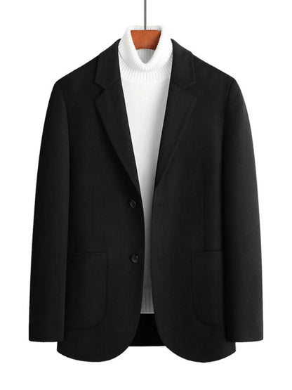 Men's Plus Size Wool Long Sleeve Outerwear