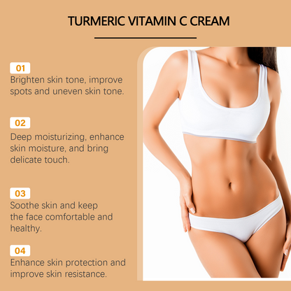 OUHOE Vitamin C Firming Cream Gentle Moisturizing Moisturizing Firming Daily Apply Body Care Cream