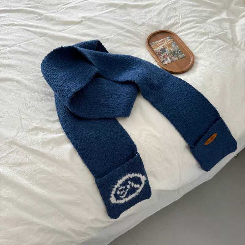 Cute Knitted Scarf with Pockets