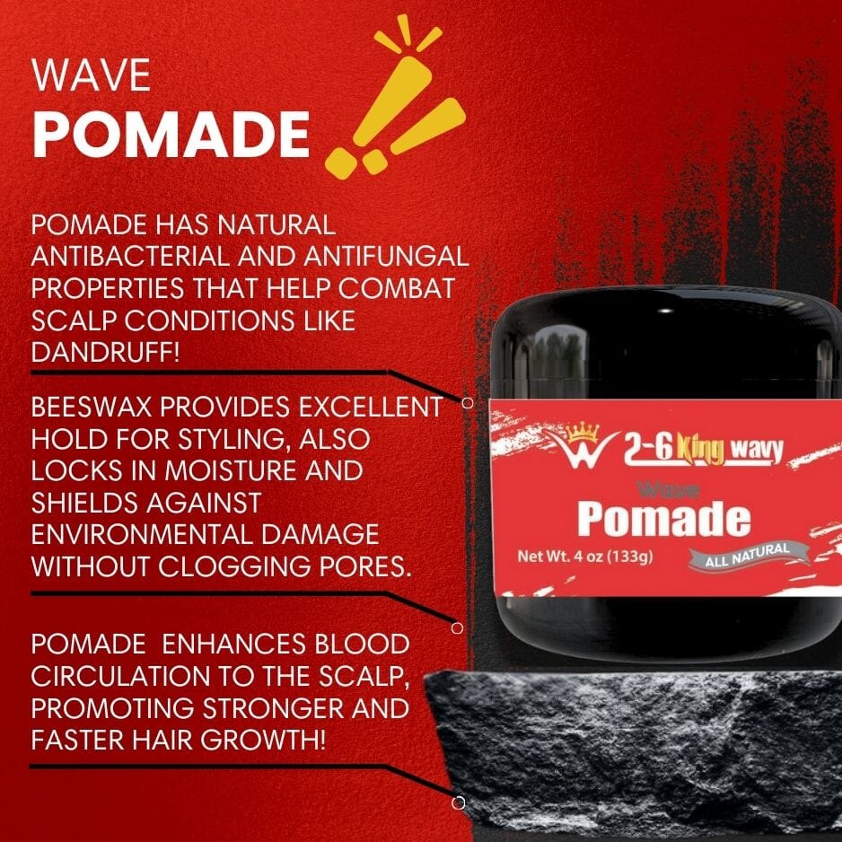 360 Wave Pomade for Hold, Shine & Moisture