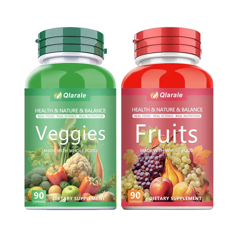 Whole Food Fruits And Veggies Supplement, 30 Servings 90 Capsules Daily 3 Caps 5 Servings Of Fresh Produce