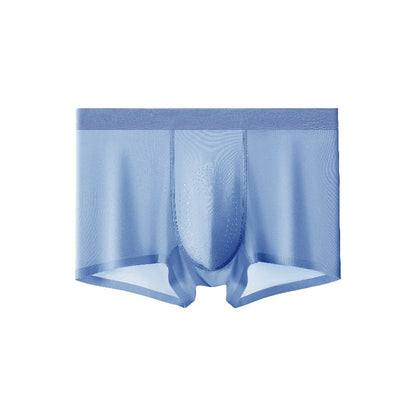 Mugwort-scented Cool-feel Seamless Mens Underwear With Perforated Breathability