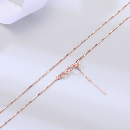 925 Sterling Silver Chain Adjustable Necklace