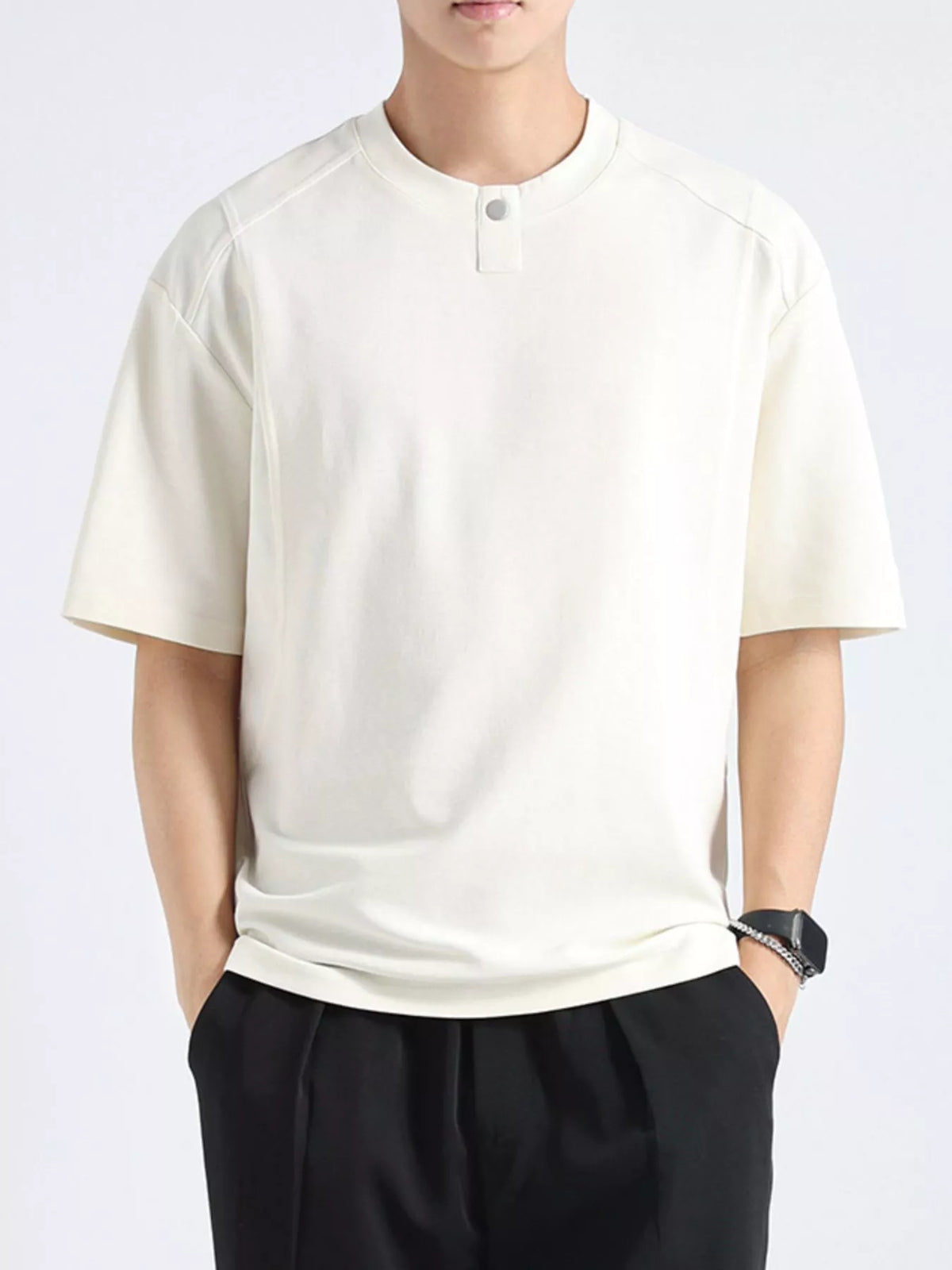Men's Plus Size Casual Short Sleeve T-Shirt