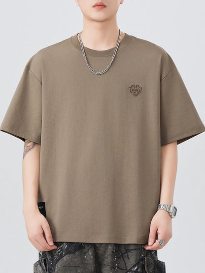Men's Plus Size Round Neck Short Sleeve T-Shirt