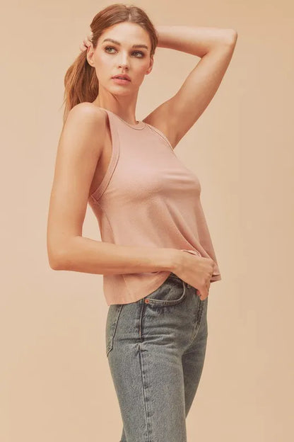 Aemi + Co Lightweight Ribbed Tank