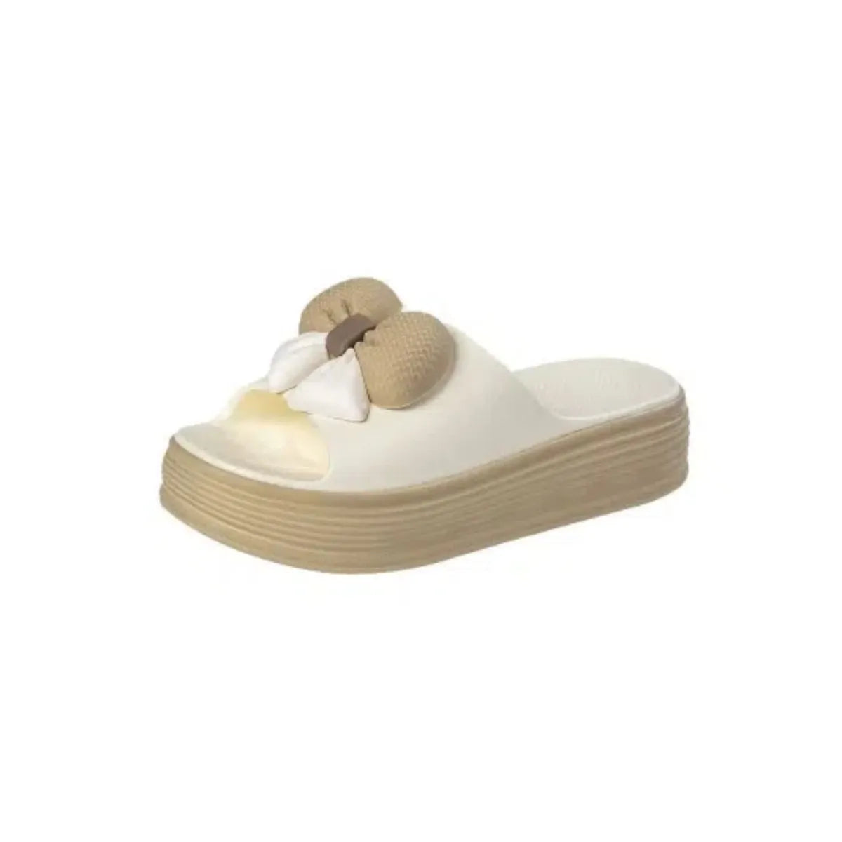 Open Toe Platform Slippers
