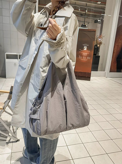 Lightweight Nylon Shoulder Bag