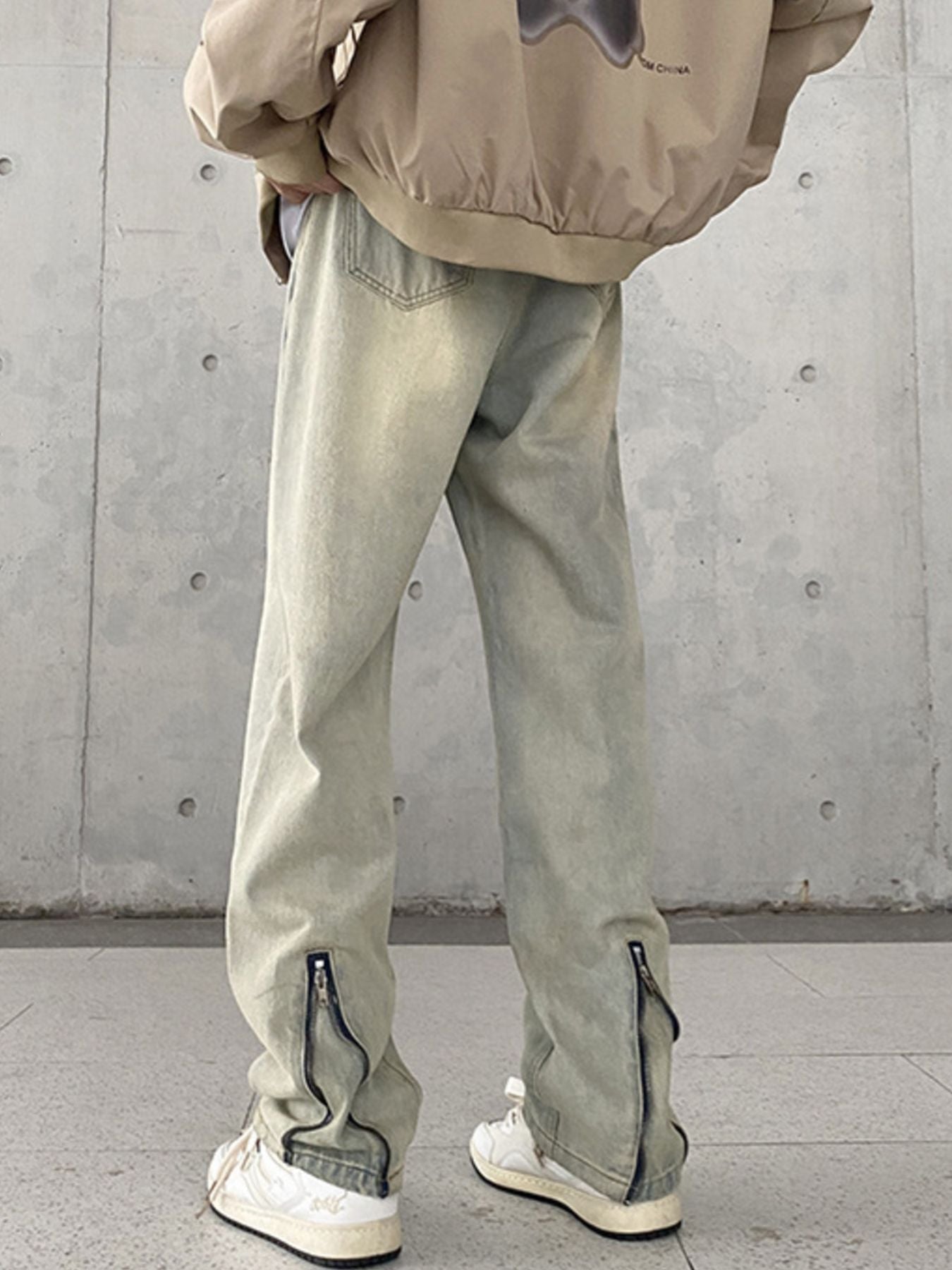 Men's Full Size Wide Leg Jeans Plus Size