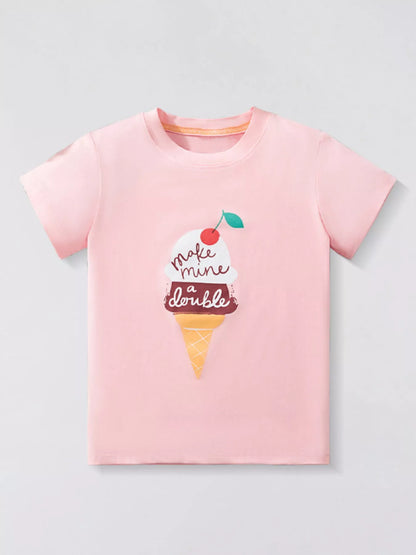 Children's Ice Cream Short Sleeve T-Shirt
