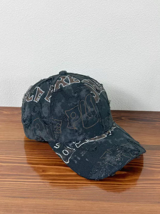 Distressed Adjustable Baseball Cap