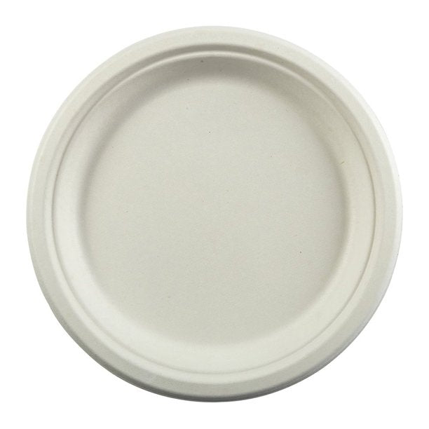 Repurpose Plate Bagasse Compostable 9" Plate (Pack of 6 - 44 Ct)