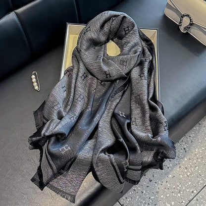 Raw Hem Scarf