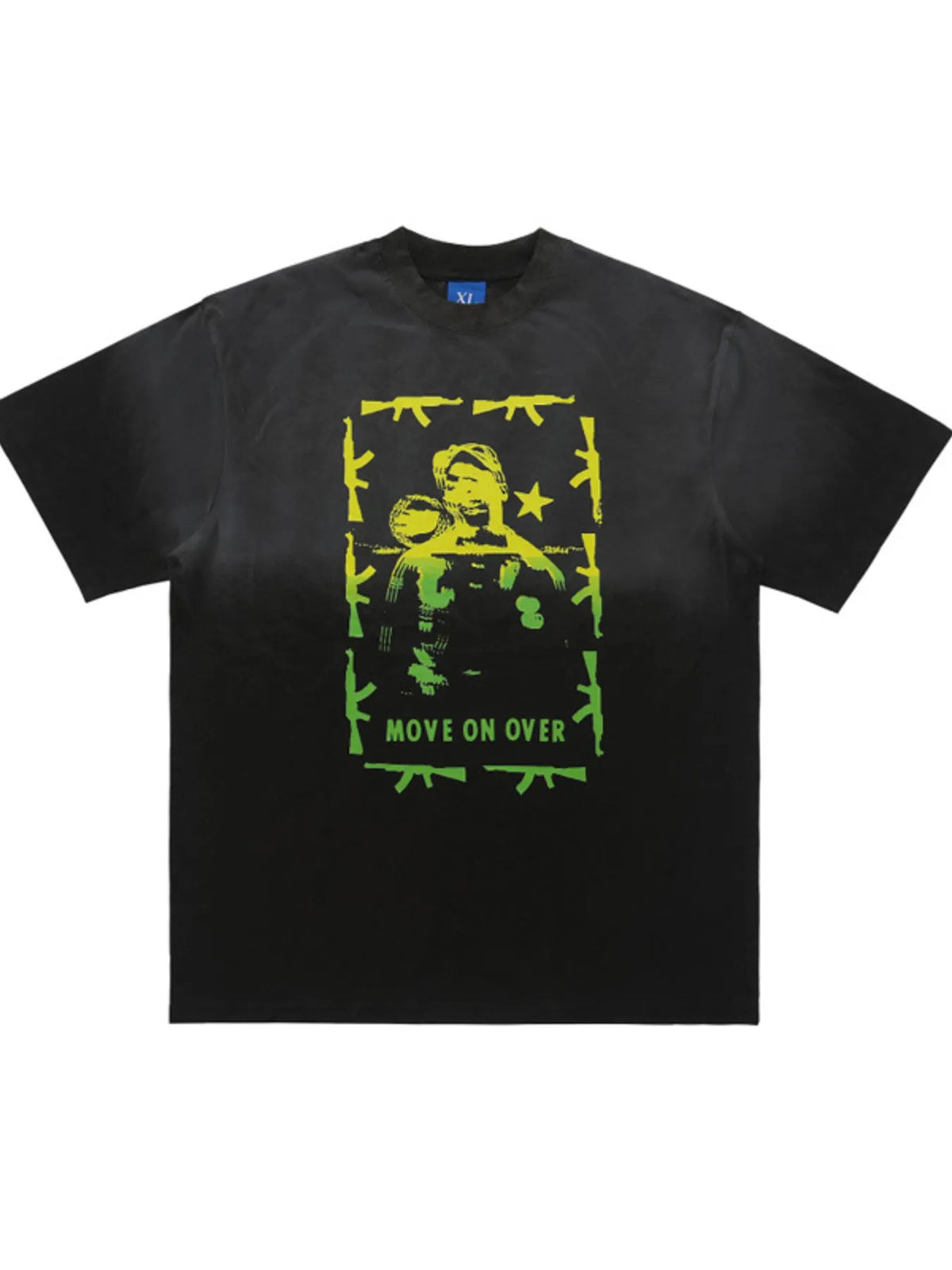 Men's Graphic Round Neck Oversized T-Shirt