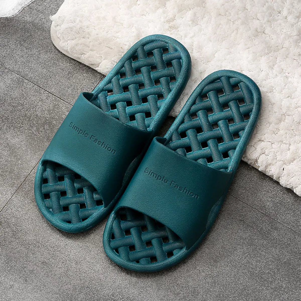 Open Toe Platform Slippers