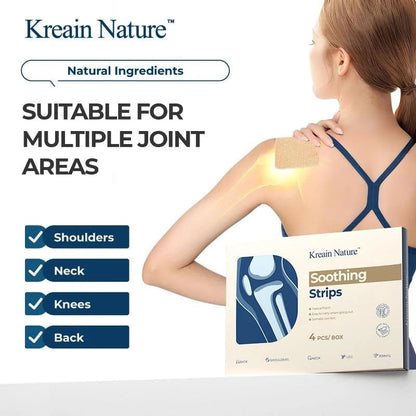 Kreain Nature 1 Soothing Strips Joint Patch Apply On Shoulders Arms Knees 4-Pack