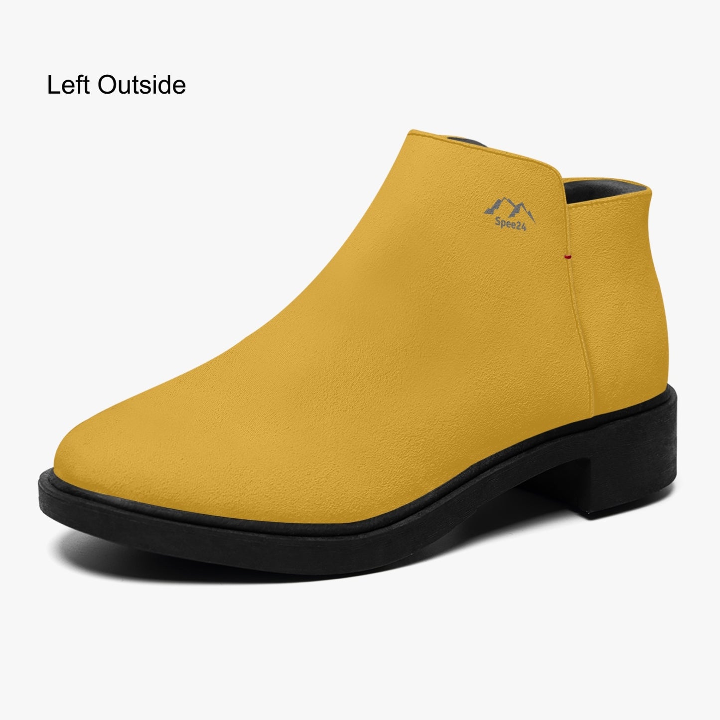 SHO-017YEL-24 Fashion Zipper Boots