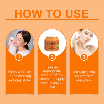 West&Month Papaya Facial Cream, Lightens And Improves Facial Hydration, Moisturizes, Brightens And Softens Skin