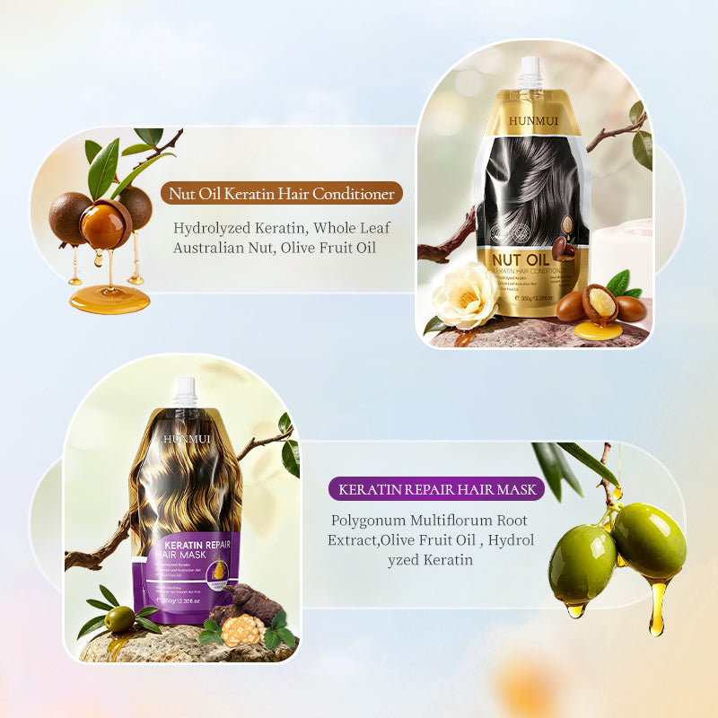 HUNMUI Nut Oil Keratin Conditioner 350g