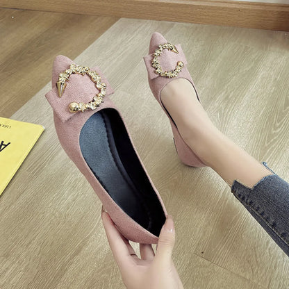 Point Toe Flat Slip-Ons