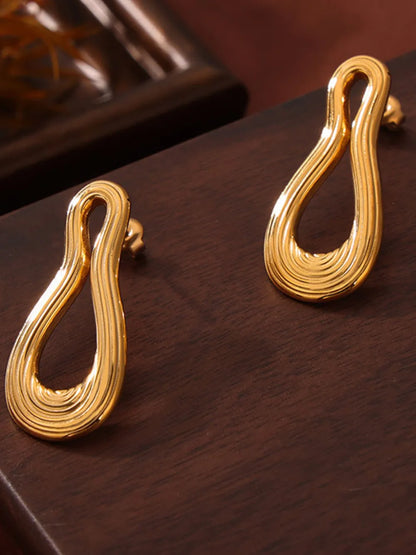 Titanium Steel Geometric Shape Earrings