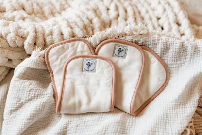 4 Layer Bamboo-Cotton/Hemp-Cotton Insert
