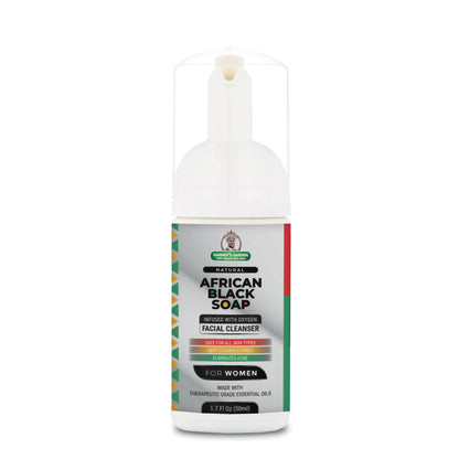 African Black Soap Foaming Facial Cleanser | H2O2
