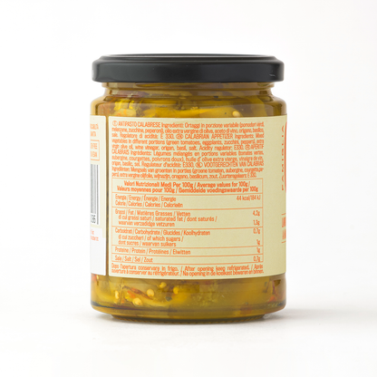 Famiglia Crispino Italian Mixed Vegetable Antipasto — Marinated Garden Vegetables in EVOO