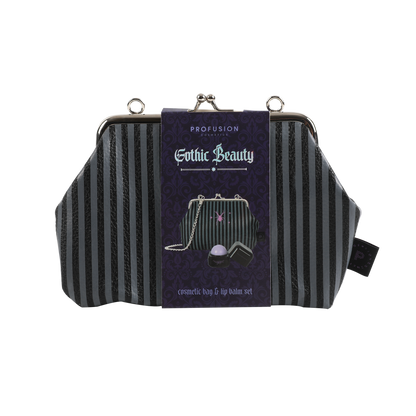 Gothic Beauty-Cosmetic Bag & Lip Balm Set