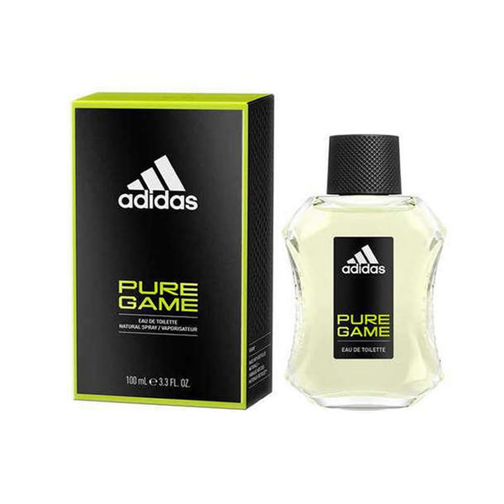 Adidas Pure Game Eau de Toilette Spray for Men (3.4 oz)