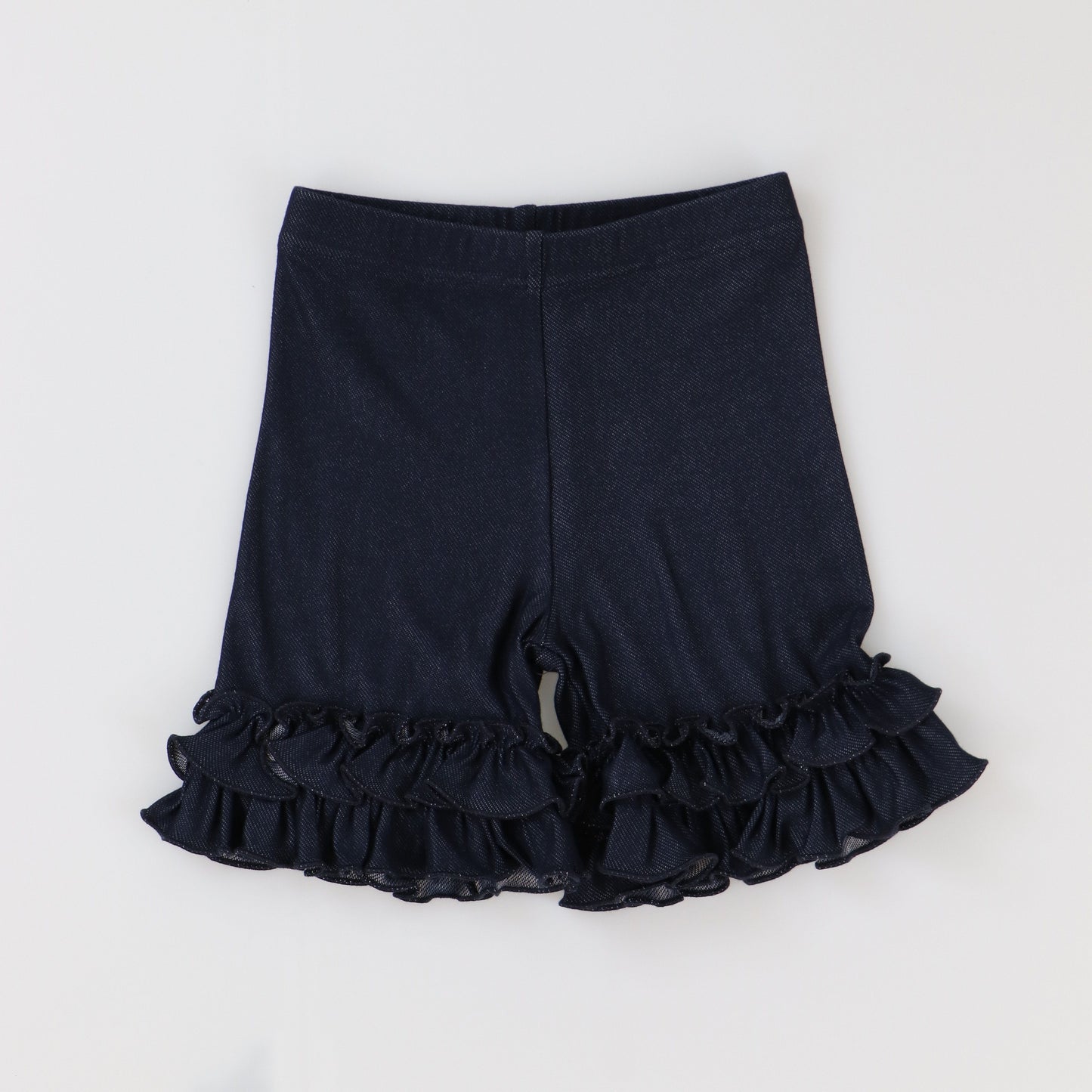 Denim Ruffle Shorties