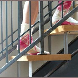 Polar Feet Fleece Socks - Pink Argyle