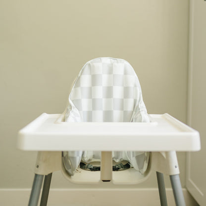 Greige Checker IKEA Antilop Cushion Cover